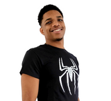 Black suit Spider-Man  Holgraphic Tee