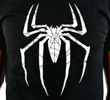 Black suit Spider-Man  Holgraphic Tee