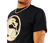 Mortal Kombat Gold Holgraphic Tee