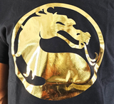 Mortal Kombat Gold Holgraphic Tee